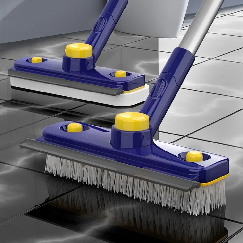 2 In 1 Floor Scrub Brush With Squeegee Adjustable V-Shaped Brush Handle Floor Cleaning Bathroom Broom With Crevice Kitchen T7H2
2 In 1 Floor Scrub Brush With Squeegee Adjustable V-Shaped Brush Handle Floor Cleaning Bathroom Broom With Crevice Kitchen T7H2
