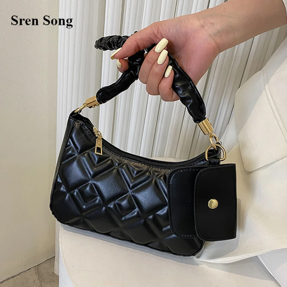 2022 Fashion Soft Pu Handbags For Women Fashion Casual Shoulder Bags Pleated Lozenge Armpit Bags Solid Color High Quality Bags
2022 Fashion Soft Pu Handbags For Women Fashion Casual Shoulder Bags Pleated Lozenge Armpit Bags Solid Color High Quality Bags