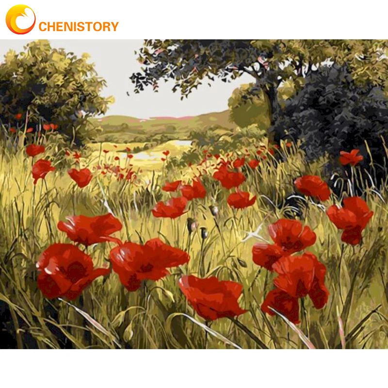 CHENISTORY Paint By Numbers Kits Landscape DIY Painting By Numbers Flower On Canvas Frameless Digital Hand Painting Room Decor
CHENISTORY Paint By Numbers Kits Landscape DIY Painting By Numbers Flower On Canvas Frameless Digital Hand Painting Room Decor