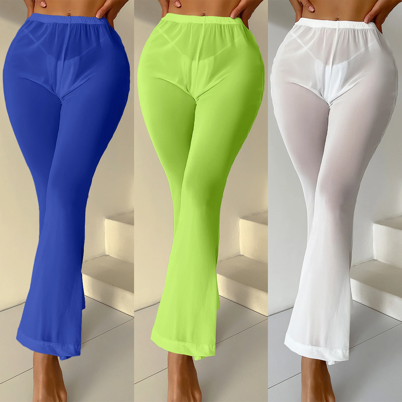 Women See Through Boho Wide Leg High Waist Trousers Beach Long Loose Mesh Sheer Pants Hot Summer Tunic Pants Vacation Y2K 2023
Women See Through Boho Wide Leg High Waist Trousers Beach Long Loose Mesh Sheer Pants Hot Summer Tunic Pants Vacation Y2K 2023