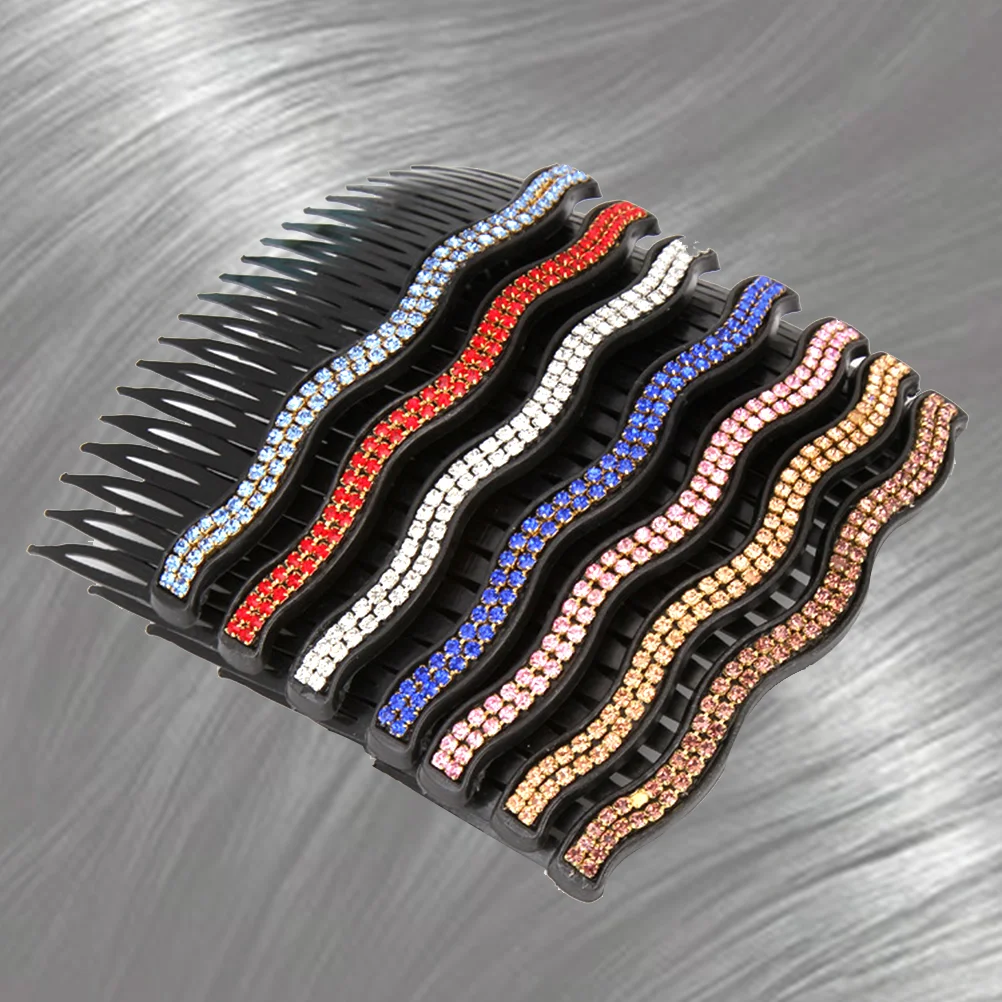 7pcs Hair Clip Combs Rhinestone Crystal Hair Comb Hair Accessories for Party Banquet Wedding Bridal
7pcs Hair Clip Combs Rhinestone Crystal Hair Comb Hair Accessories for Party Banquet Wedding Bridal