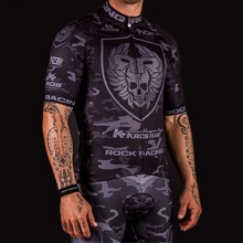 2023 Camouflage Pro Team Rock Racing Bike Jersey Bicicleta Ropa Maillot Ciclismo Breathable MTB Cycling Clothing: Size S-6XL