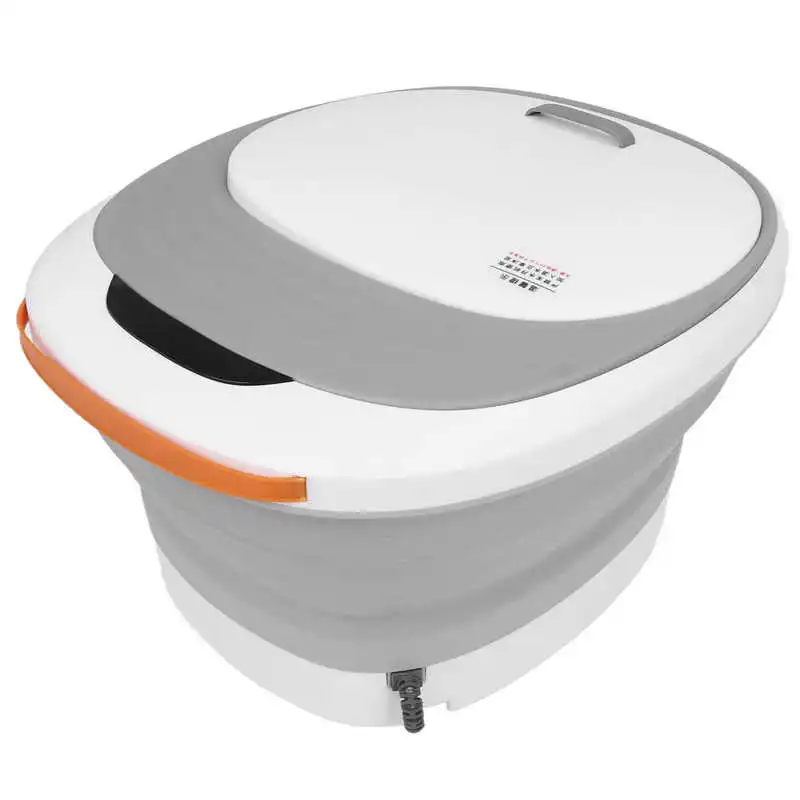 Foot Soak Tub Heat Bubbles Folding Smart Constant Temperature Collapsible Foot Spa Bath Massager for Feet Stress Relief CN220V
Foot Soak Tub Heat Bubbles Folding Smart Constant Temperature Collapsible Foot Spa Bath Massager for Feet Stress Relief CN220V