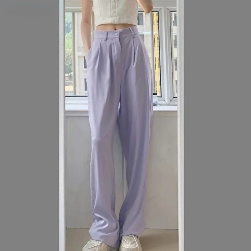 Pants Women Wide Leg 3 Colors Plus Size High Waist Solid All-match Popular Korean Style Ladies Leisure Loose Chic Trousers Ins
Pants Women Wide Leg 3 Colors Plus Size High Waist Solid All-match Popular Korean Style Ladies Leisure Loose Chic Trousers Ins