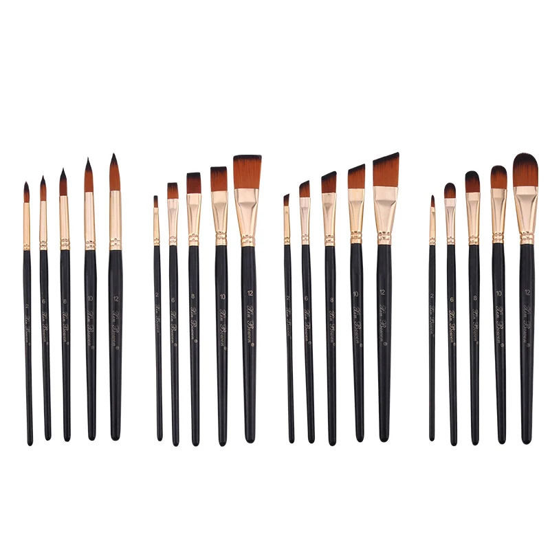 5PCS Nylon Hair Wooden Handle Watercolor Paint Brush Pen Set for Learning DIY Oil Painting Art Paint Brushes Supplies
5PCS Nylon Hair Wooden Handle Watercolor Paint Brush Pen Set for Learning DIY Oil Painting Art Paint Brushes Supplies