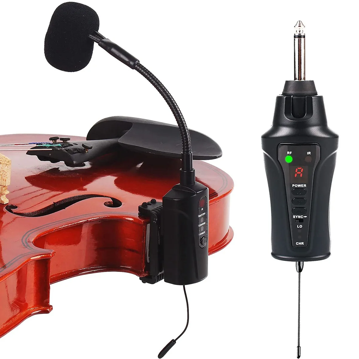For ACEMIC Violin/Viola Wireless Microphone Receiver Amplifier Wireless Instrument Receiving System
For ACEMIC Violin/Viola Wireless Microphone Receiver Amplifier Wireless Instrument Receiving System