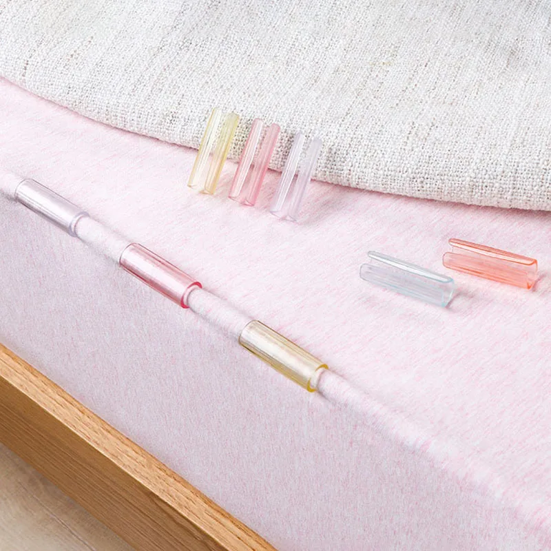 12Pcs/Set Bed Sheet Clips No Ttrace Translucent Plastic Multifunction Mattress Clamp Fasteners Slip-Resistant Sheets Holder
12Pcs/Set Bed Sheet Clips No Ttrace Translucent Plastic Multifunction Mattress Clamp Fasteners Slip-Resistant Sheets Holder