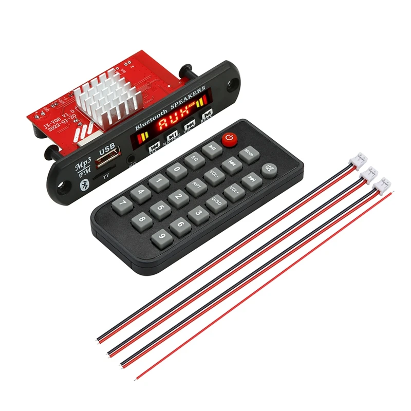 Car Audio USB TF FM Radio Module Wireless Bluetooth 8V 24V MP3 WMA Decoder Board MP3 Player With Remote Control
Car Audio USB TF FM Radio Module Wireless Bluetooth 8V 24V MP3 WMA Decoder Board MP3 Player With Remote Control