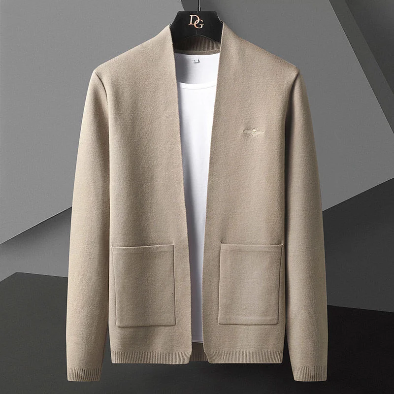 2022 Korean Autumn New Fashion Embroidery Cardigan Sweater Sueter Hombre Los Hombres Abrigos Solid Color Cardigan Men's Sweaters
2022 Korean Autumn New Fashion Embroidery Cardigan Sweater Sueter Hombre Los Hombres Abrigos Solid Color Cardigan Men's Sweaters