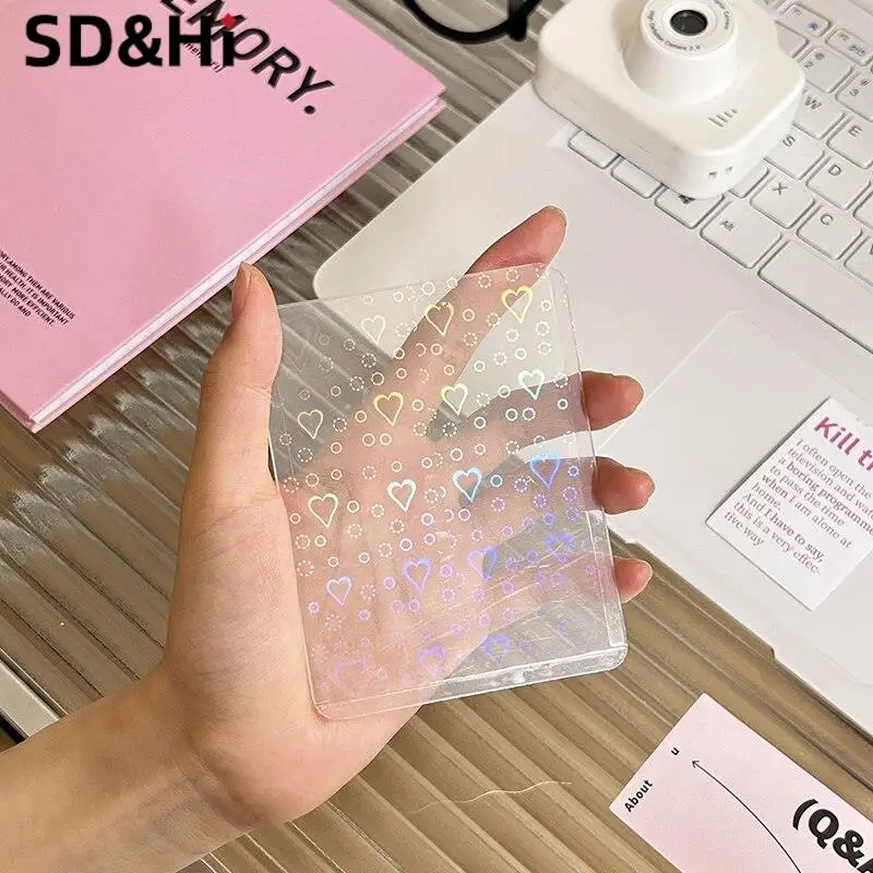 10pcs/set Star Love Heart Kpop Photocard Toploader Photo Card Sleeves Idol Photo Cards Protective Case
10pcs/set Star Love Heart Kpop Photocard Toploader Photo Card Sleeves Idol Photo Cards Protective Case