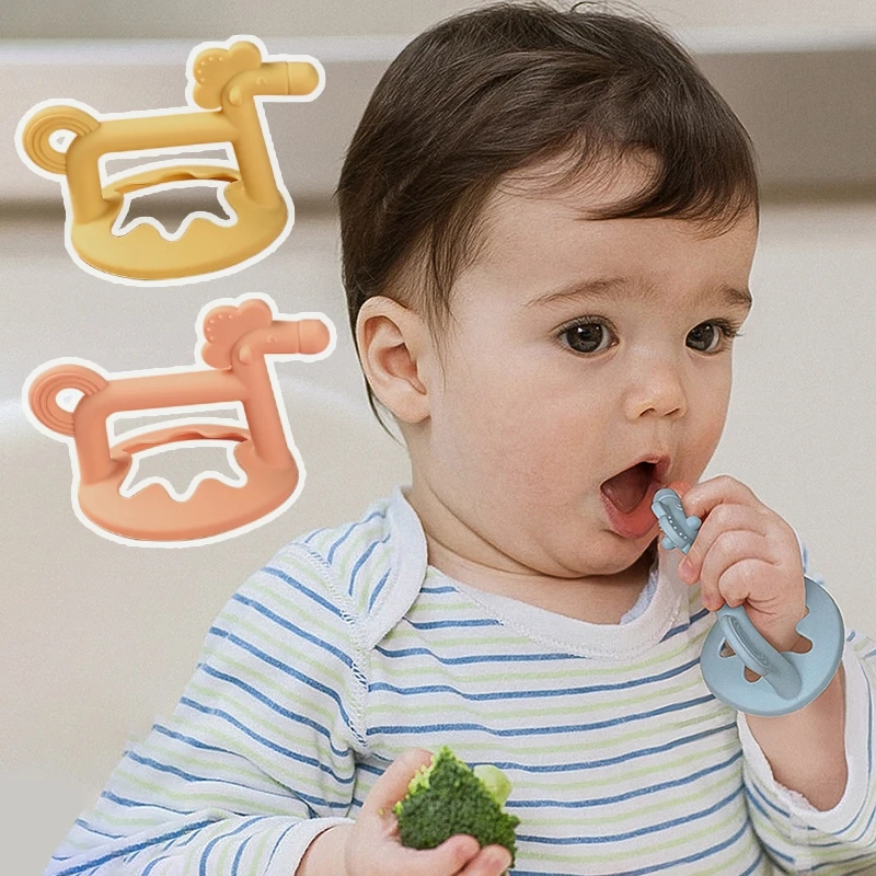 New Silicone Baby Teething Toys Food Grade Infant Bite Molar Teethers Cute Cartoon Children Newborn Grip Teething Creative
New Silicone Baby Teething Toys Food Grade Infant Bite Molar Teethers Cute Cartoon Children Newborn Grip Teething Creative