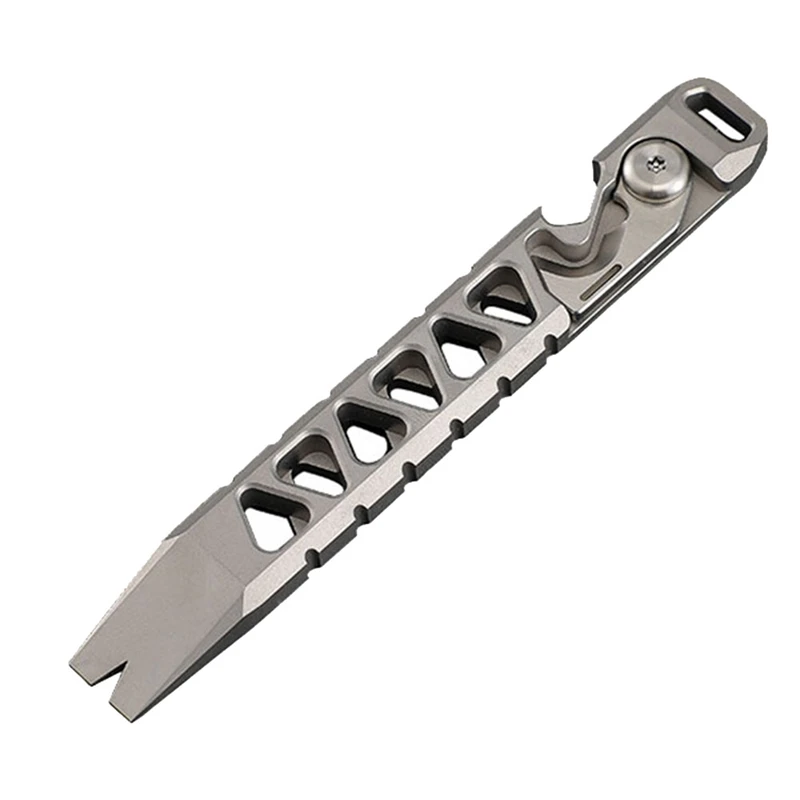 Titanium Alloy Pocket Tool Pry Bar Bottle Opener Pocket Pry Bar Nail Puller Tacticals Outdoor Camping Tool Car Gifts
Titanium Alloy Pocket Tool Pry Bar Bottle Opener Pocket Pry Bar Nail Puller Tacticals Outdoor Camping Tool Car Gifts