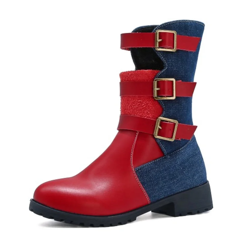 ZA Ankle Boots, Women, Winter 2022 Fashion Retro Mixed Color Slip-On Flat Women's Shoes, Large Size 46 47 48, Boats Classic Flat
ZA Ankle Boots, Women, Winter 2022 Fashion Retro Mixed Color Slip-On Flat Women's Shoes, Large Size 46 47 48, Boats Classic Flat