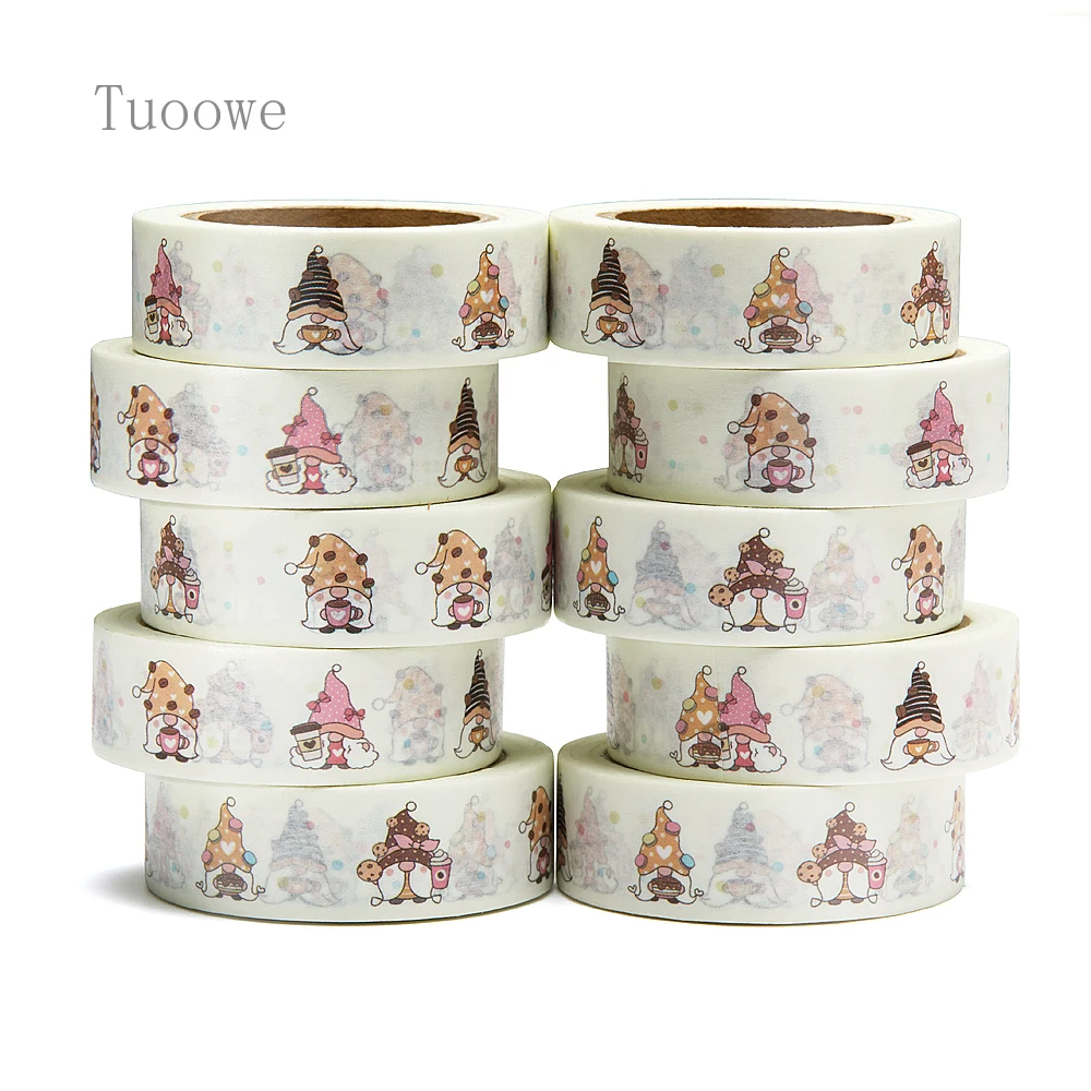 NEW 10pcs/Lot 15mm x 10m Coffee Gnome with Sweet Cookie Cartoon Washi Tape Scrapbook Masking Adhesive Washi Tape Stationery
NEW 10pcs/Lot 15mm x 10m Coffee Gnome with Sweet Cookie Cartoon Washi Tape Scrapbook Masking Adhesive Washi Tape Stationery