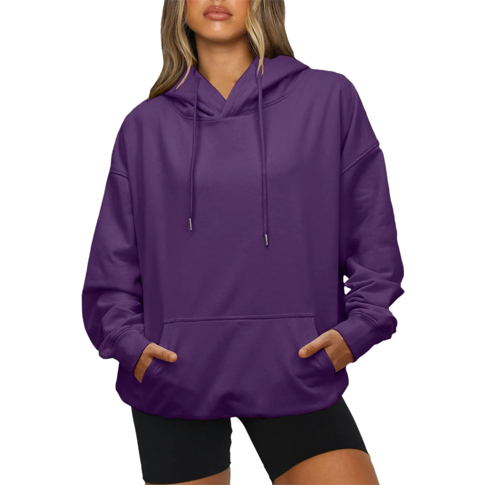 Long Top Women's Casual Hoodie Long Sleeve Pullover Sweater Solid Color Sweater Womens Sweater Longer Back
Long Top Women's Casual Hoodie Long Sleeve Pullover Sweater Solid Color Sweater Womens Sweater Longer Back