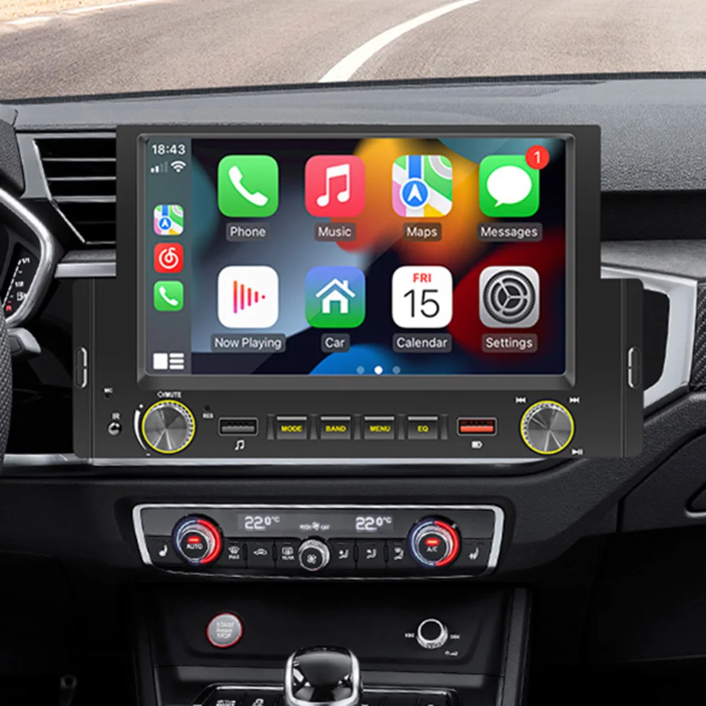 6.2 Inch Car Audio Player Bluetooth-compatible 5.1 1DIN Car FM Radio Player Auto MP5 Player for Android AUTO/Apple CarPlay MP5
6.2 Inch Car Audio Player Bluetooth-compatible 5.1 1DIN Car FM Radio Player Auto MP5 Player for Android AUTO/Apple CarPlay MP5