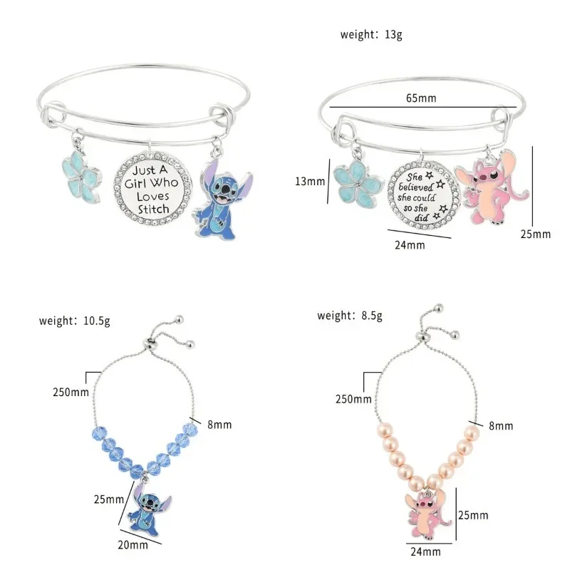 Disney Lilo & Stitch Cute Bracelet Cartoon Character Stitch Fashion Trend Accessories Couple Bracelet Christmas Children Gift
Disney Lilo & Stitch Cute Bracelet Cartoon Character Stitch Fashion Trend Accessories Couple Bracelet Christmas Children Gift