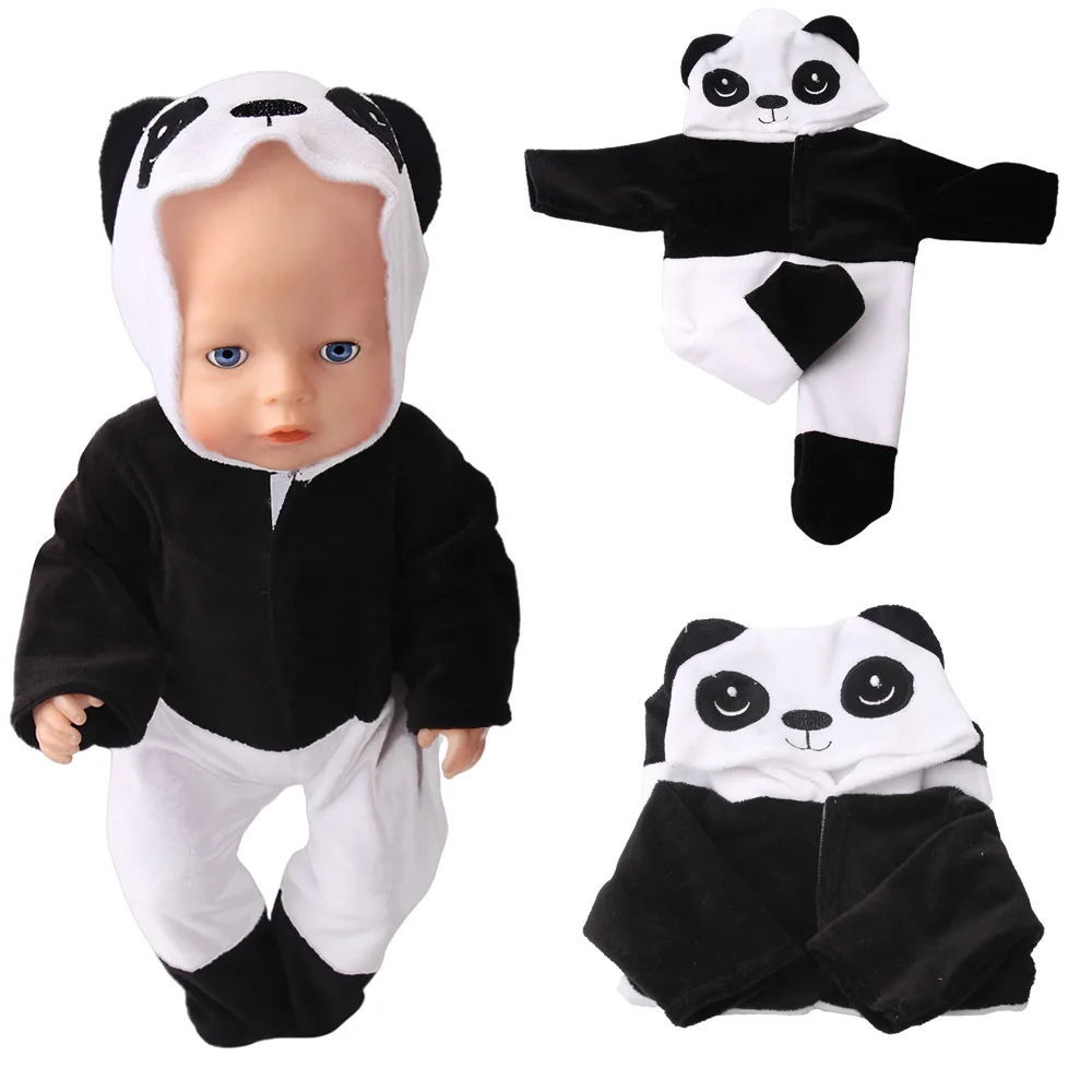 A High Quality Baby One Piece Doll Costume Panda Clothes Fits 18 Inch American Doll and 43cm Reborn Baby Child Gift
A High Quality Baby One Piece Doll Costume Panda Clothes Fits 18 Inch American Doll and 43cm Reborn Baby Child Gift