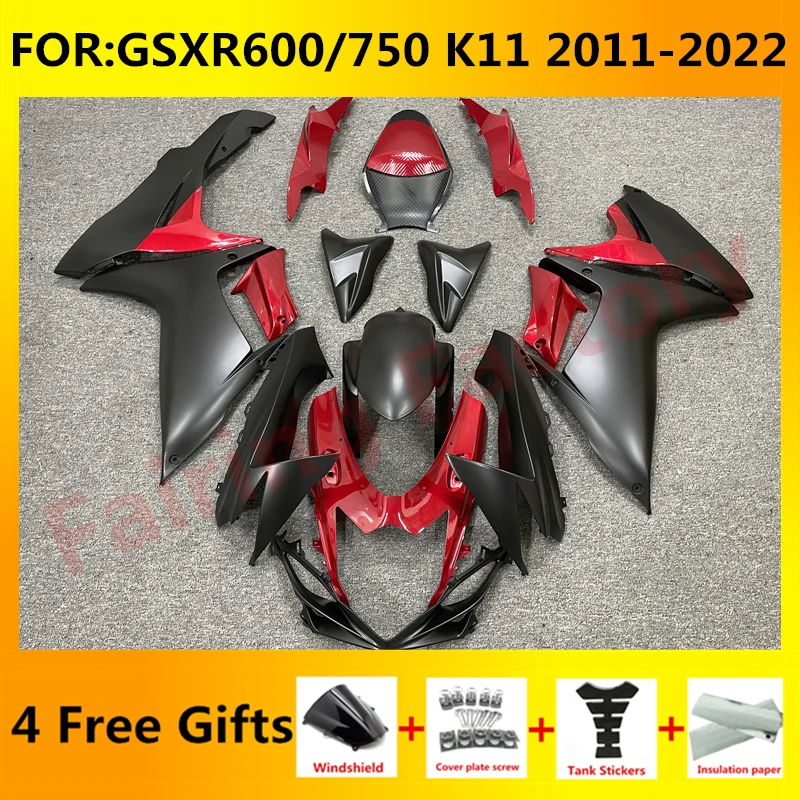 Fairing kit for GSXR600 750 GSXR 600 GSX-R750 K11 2011 2012 2013 2014 2015 2016 2017 2018 2019 2020 2021 Fairings set red black
Fairing kit for GSXR600 750 GSXR 600 GSX-R750 K11 2011 2012 2013 2014 2015 2016 2017 2018 2019 2020 2021 Fairings set red black