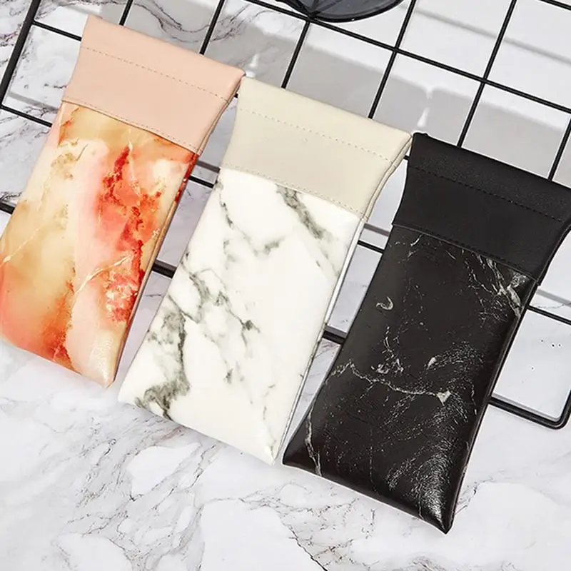 Sunglasses Sleeve Water Proof Marble Texture Eyeglass Holder Bag Portable Squeeze Top PU Leather Soft Sunglasses Case For Men
Sunglasses Sleeve Water Proof Marble Texture Eyeglass Holder Bag Portable Squeeze Top PU Leather Soft Sunglasses Case For Men