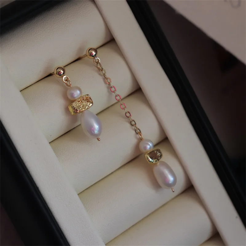 Korean Fashion Natural Pearl Earrings Women 2022 New Asymmetrical Design Drop Pendant Earrings Luxury Jewelry Accessories Gift
Korean Fashion Natural Pearl Earrings Women 2022 New Asymmetrical Design Drop Pendant Earrings Luxury Jewelry Accessories Gift