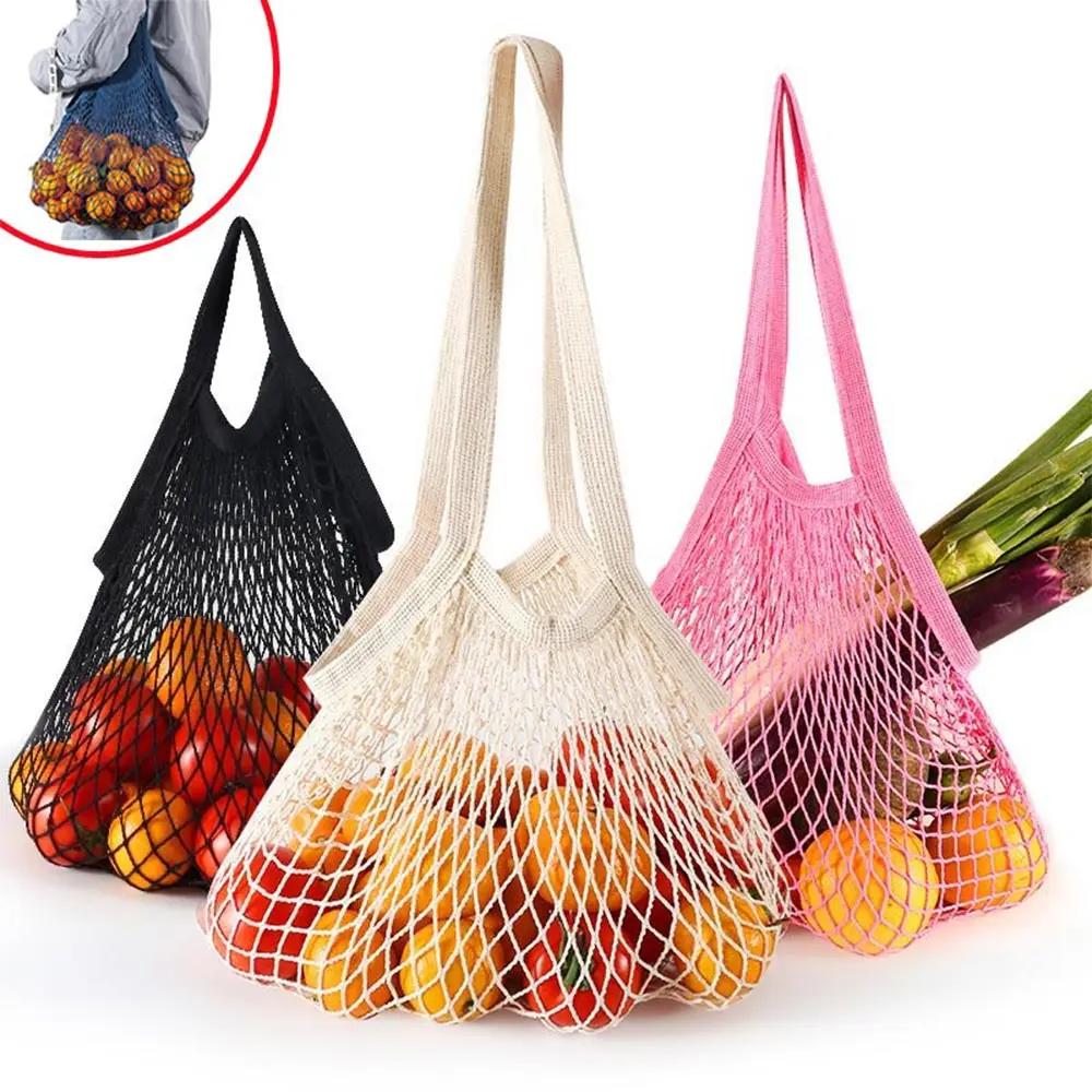 Hand-carry Cotton Mesh Bag Supermarket Vegetable Fruit Net Bag Reusable Grocery Bags Washable Cotton Mesh String Handle Net Bag
Hand-carry Cotton Mesh Bag Supermarket Vegetable Fruit Net Bag Reusable Grocery Bags Washable Cotton Mesh String Handle Net Bag