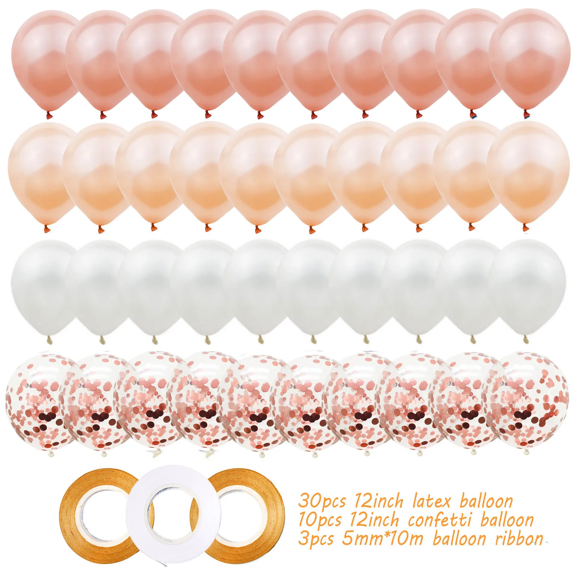 43/52pcs 12inch Rose Gold Latex Confetti Balloons Wedding Decorations Matte Globos Birthday Party Backdrop Baby Shower
43/52pcs 12inch Rose Gold Latex Confetti Balloons Wedding Decorations Matte Globos Birthday Party Backdrop Baby Shower