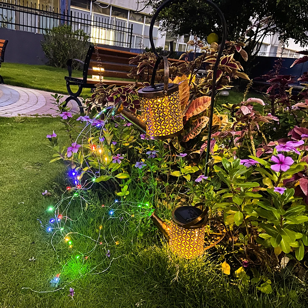 Solar LED Watering Can Lights Outdoor Waterproof Decorative Kettle Garden Yard Art Lamp Hollow Projection Lawn Lamp
Solar LED Watering Can Lights Outdoor Waterproof Decorative Kettle Garden Yard Art Lamp Hollow Projection Lawn Lamp