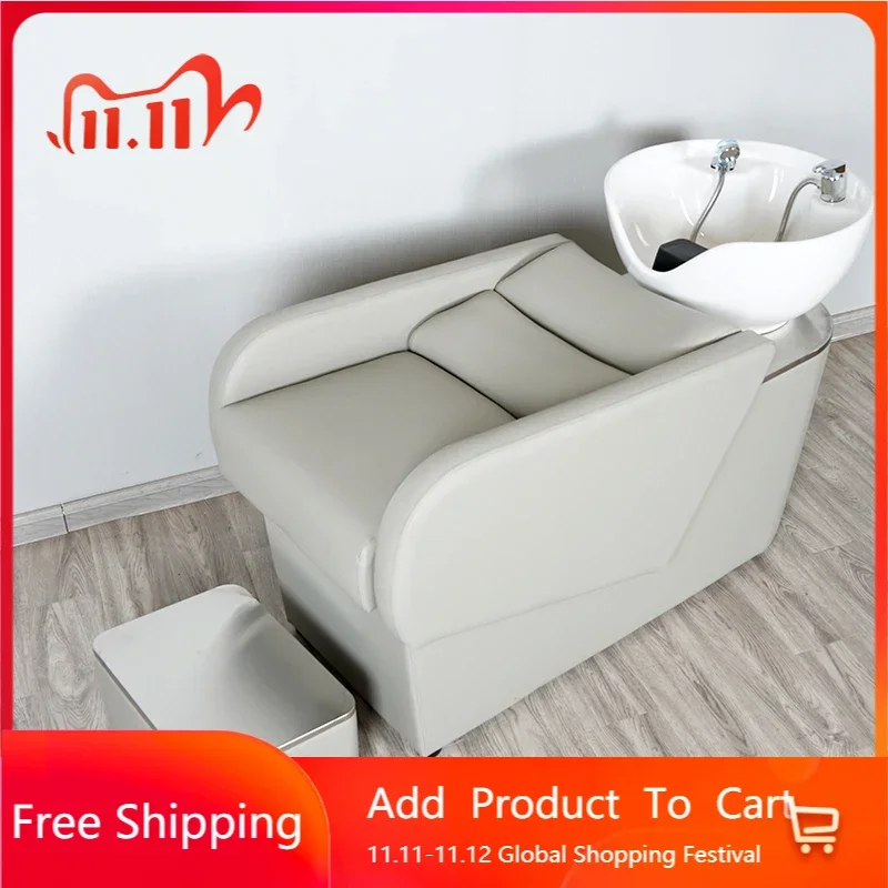 Mobile Beauty Stylist Shampoo Chair Hairdressing Rests Reclining Hair Shampoo Chair Barber Sink Friseur Stuhl Furniture XY50SC
Mobile Beauty Stylist Shampoo Chair Hairdressing Rests Reclining Hair Shampoo Chair Barber Sink Friseur Stuhl Furniture XY50SC