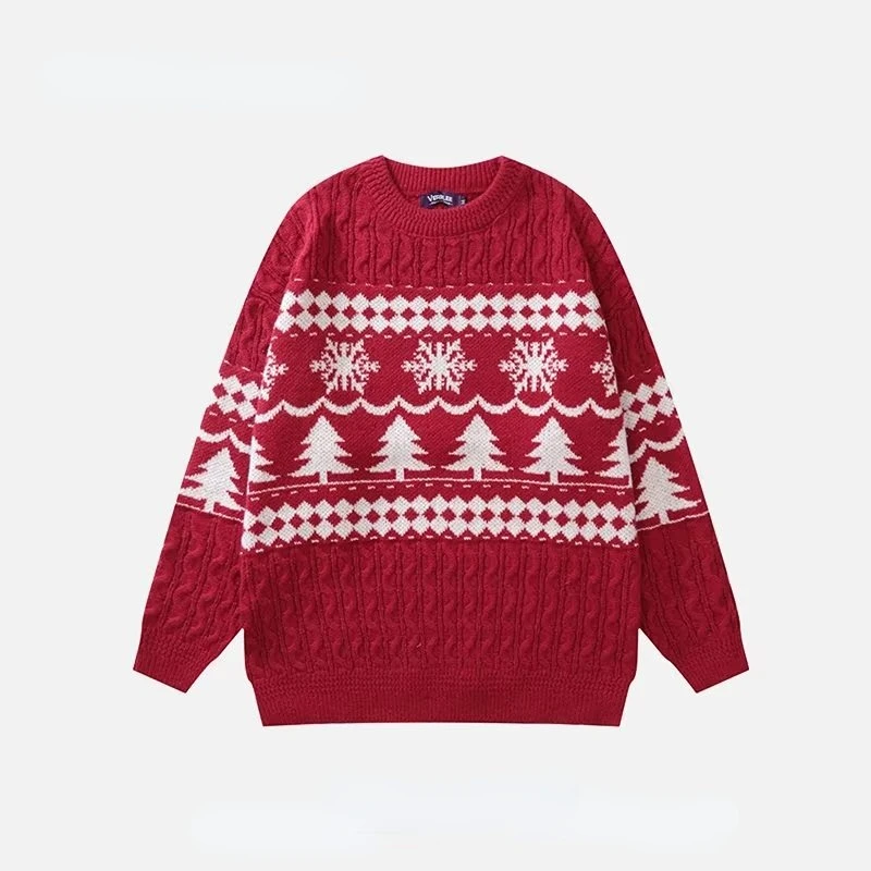 Men Winter Vintage Sweaters Loose Knit Pullover Casual Knitwear Couple Christmas Sweater Fashion Spring New Pullover Male Tops
Men Winter Vintage Sweaters Loose Knit Pullover Casual Knitwear Couple Christmas Sweater Fashion Spring New Pullover Male Tops