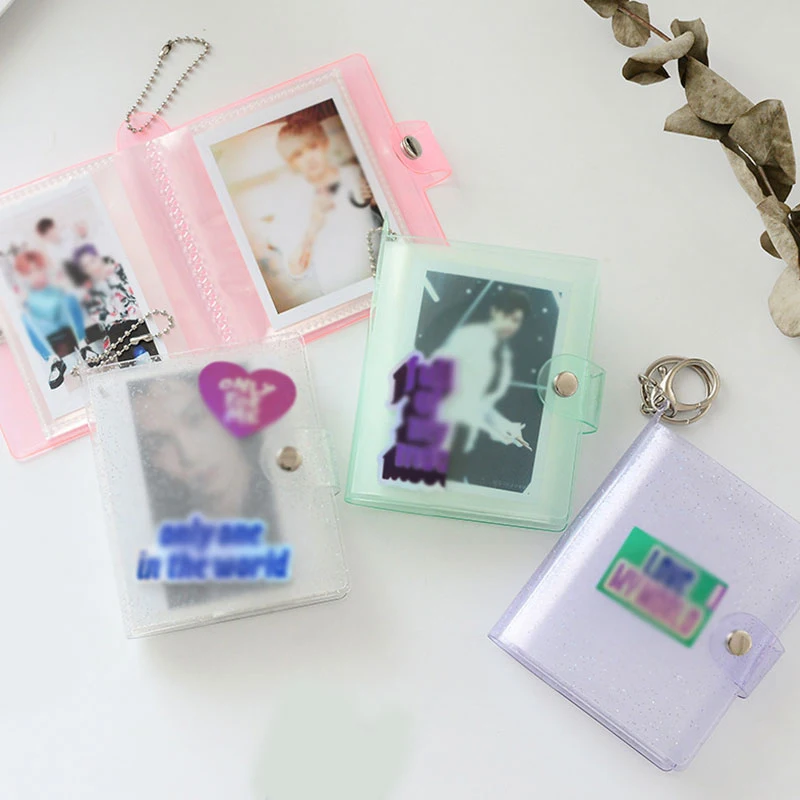 3 inch Cute Mini Glitter Photo Album 36 Pockets Glitter Jelly Color Photo Album Kpop Binder Photocard Holder Collect Book 215#
3 inch Cute Mini Glitter Photo Album 36 Pockets Glitter Jelly Color Photo Album Kpop Binder Photocard Holder Collect Book 215#