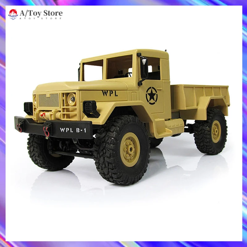 WPL B-14 RC Truck Remote Control 4 Wheel Drive Climbing Off-Road Vehicle Toy 2.4G Army Toys Car Shape with Head Lighting DIY KIT
WPL B-14 RC Truck Remote Control 4 Wheel Drive Climbing Off-Road Vehicle Toy 2.4G Army Toys Car Shape with Head Lighting DIY KIT