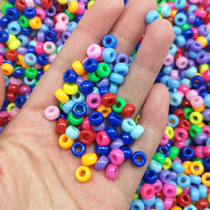 100pcs 4*7mm Colorful Pony Beads Fashion Big Hole Beads Kids DIY Bracelet Necklace Making HandCrafts Girls Hair Beads Wholesale
100pcs 4*7mm Colorful Pony Beads Fashion Big Hole Beads Kids DIY Bracelet Necklace Making HandCrafts Girls Hair Beads Wholesale