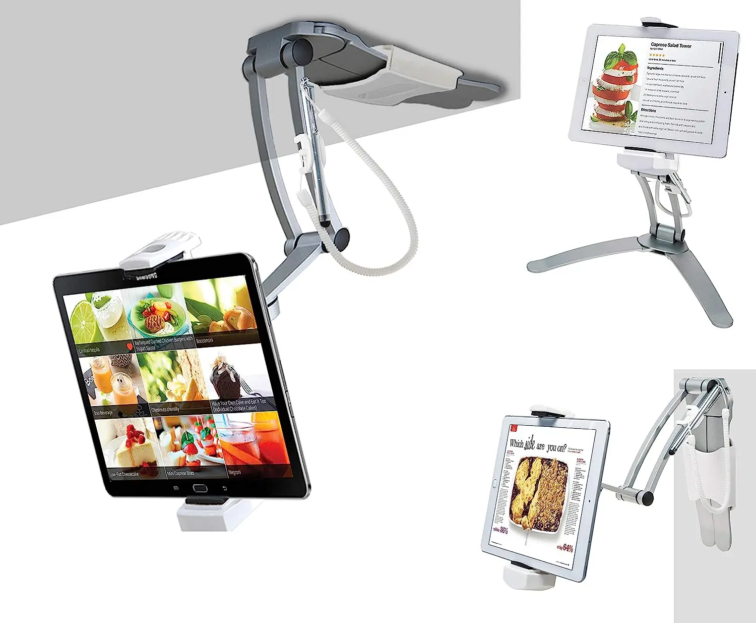 Suporte de montagem 2 em 1 \u2013 Suporte de cozinha CTA 2 em 1 para iPad 7/8/9ª geração 10 2" iPad Air 4 iPad Mini 5 iPad
Suporte de montagem 2 em 1 \u2013 Suporte de cozinha CTA 2 em 1 para iPad 7/8/9ª geração 10 2" iPad Air 4 iPad Mini 5 iPad