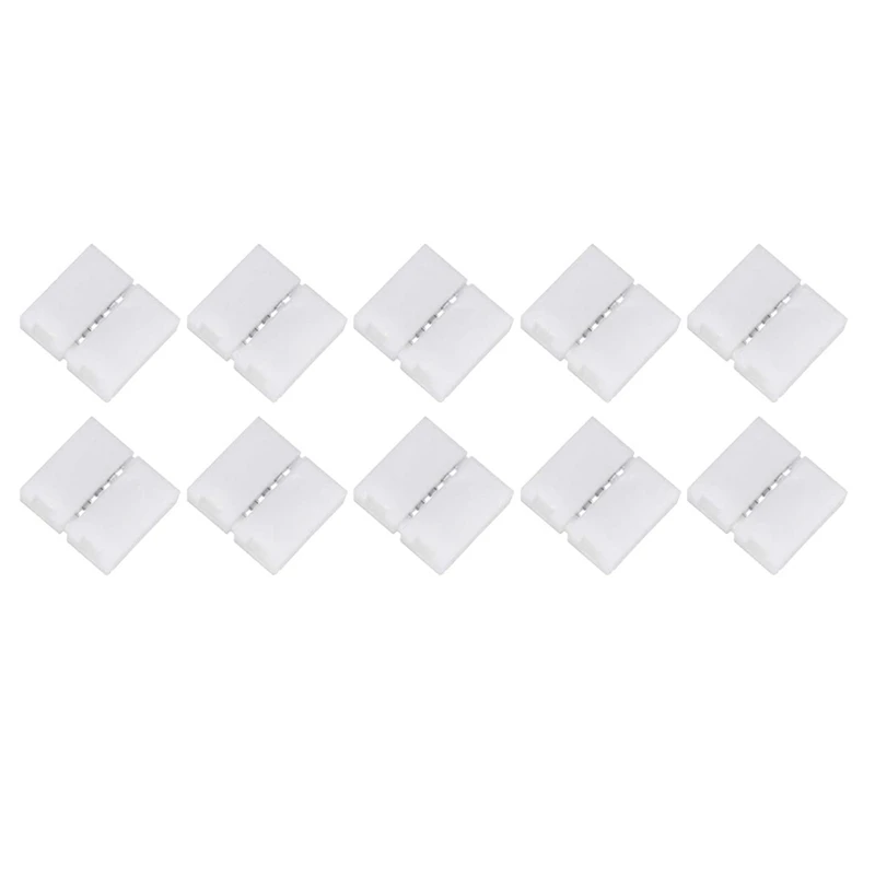 10Packs 4-Pin RGB LED Light Strip Connectors 10Mm Gapless Adapter Terminal Extension For SMD 5050 LED Strip
10Packs 4-Pin RGB LED Light Strip Connectors 10Mm Gapless Adapter Terminal Extension For SMD 5050 LED Strip