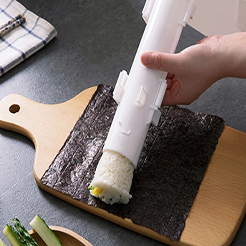 Quick Diy Sushi Maker Set Machine Rice Mold Bazooka Roller Kit Vegetable Meat Rolling Tool DIY Kitchen Tools Gadgets Accessories
Quick Diy Sushi Maker Set Machine Rice Mold Bazooka Roller Kit Vegetable Meat Rolling Tool DIY Kitchen Tools Gadgets Accessories