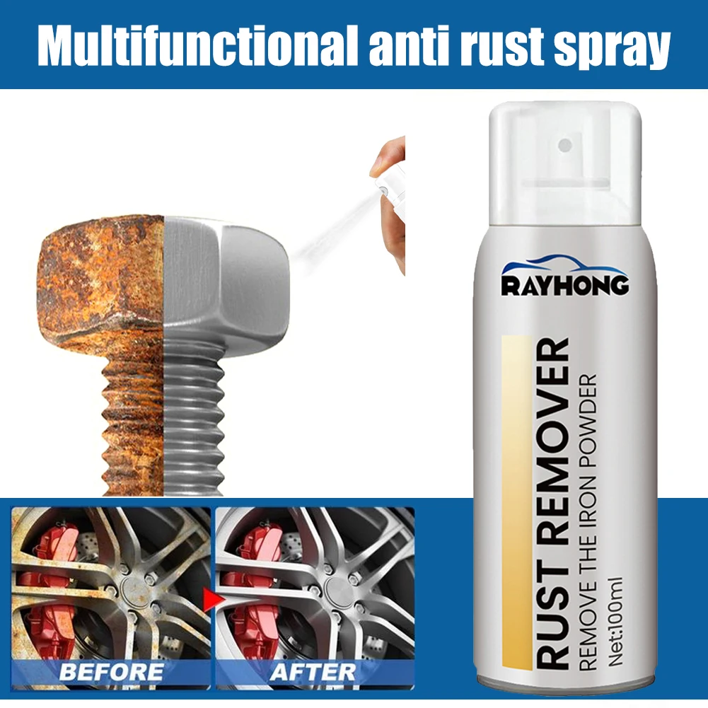 Multifunctional 100/200ml Rust Cleaner Spray Derusting Spray Car Maintenance Household Cleaning Accessories Anti-rust Lubricant
Multifunctional 100/200ml Rust Cleaner Spray Derusting Spray Car Maintenance Household Cleaning Accessories Anti-rust Lubricant