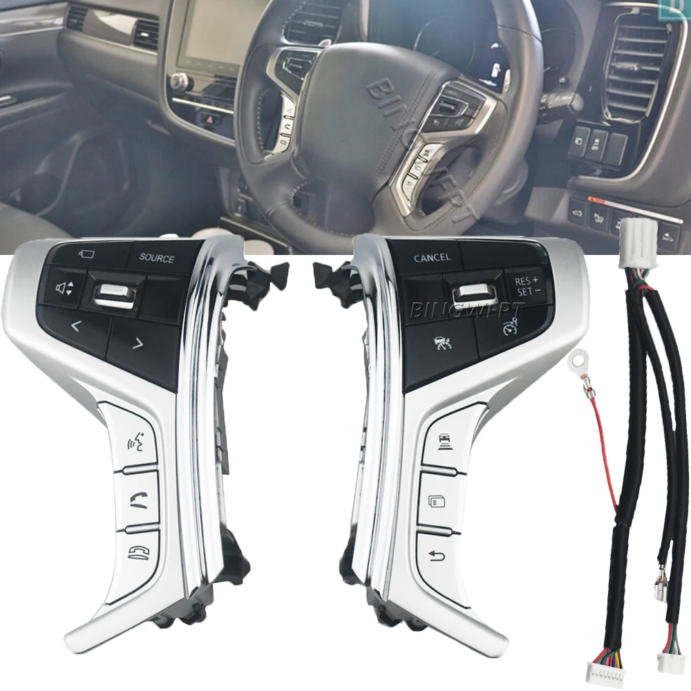 Brandnew Cruise Control Switch Steering Wheel Multimedia Audio Button For Mitsubishi PAJERO SPORT 2015-22 Outlander Delica L200
Brandnew Cruise Control Switch Steering Wheel Multimedia Audio Button For Mitsubishi PAJERO SPORT 2015-22 Outlander Delica L200
