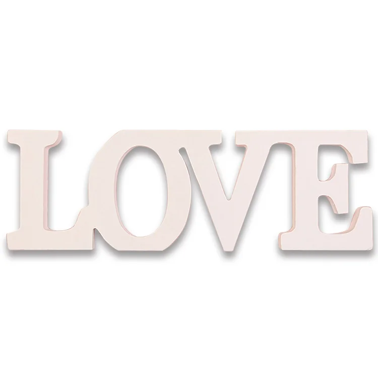 LOVE Wooden Letters Wedding Decoration Present Photography Props (White) 
LOVE Wooden Letters Wedding Decoration Present Photography Props (White)