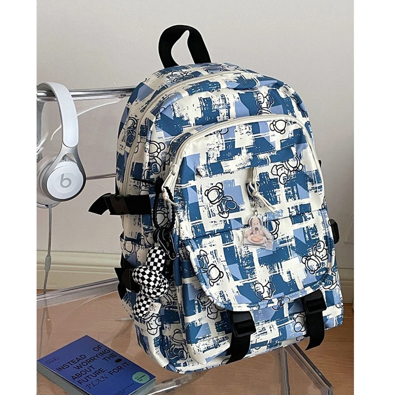 College Student High School Backpacks for Teenagers Girls Nylon Bookbag Women Schoolbag Casual Korean Bagpack Graffiti Printing
College Student High School Backpacks for Teenagers Girls Nylon Bookbag Women Schoolbag Casual Korean Bagpack Graffiti Printing
