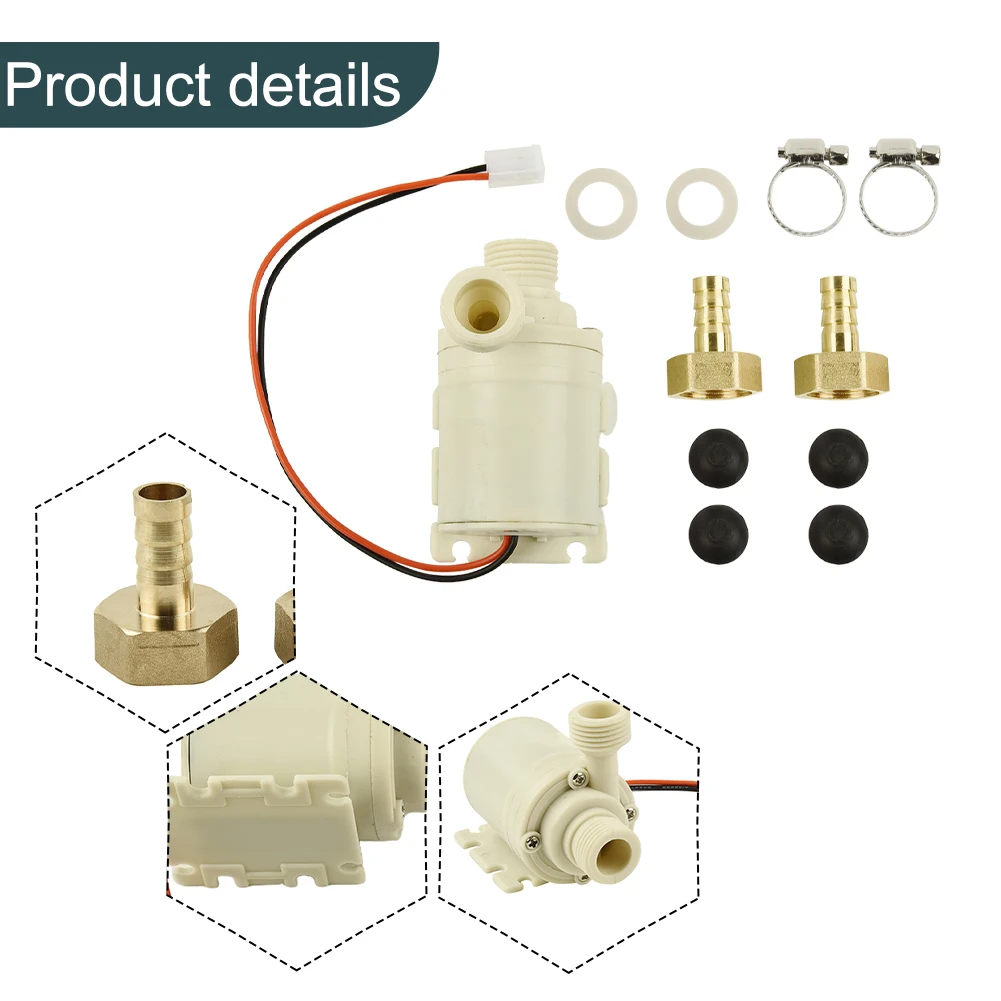 Brass Coupler Pump 12V DC Brushless Motor High Precision Hot/Cooling Water Circulation High Quality Accessories
Brass Coupler Pump 12V DC Brushless Motor High Precision Hot/Cooling Water Circulation High Quality Accessories