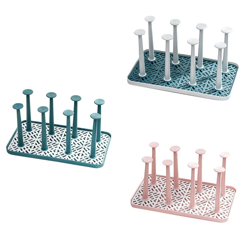 Water Cups Shelf Dust-Proof Cup Drying Rack Multifunctional Plastic Draining Glass Cup Holder Stand Easy To Clean
Water Cups Shelf Dust-Proof Cup Drying Rack Multifunctional Plastic Draining Glass Cup Holder Stand Easy To Clean