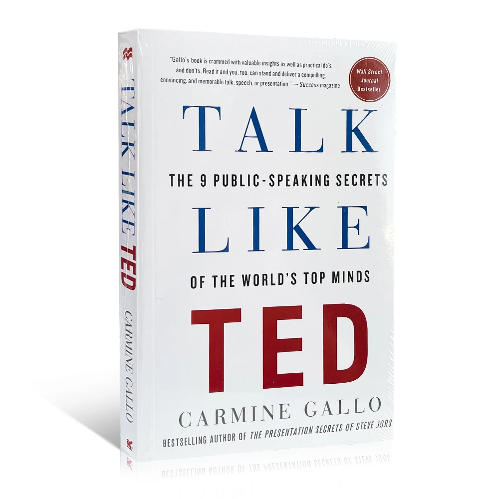 

Talk Like TED Eloquence training The 9 Public Speaking Secrets Carmine Gallo economic management speech eloquence English books