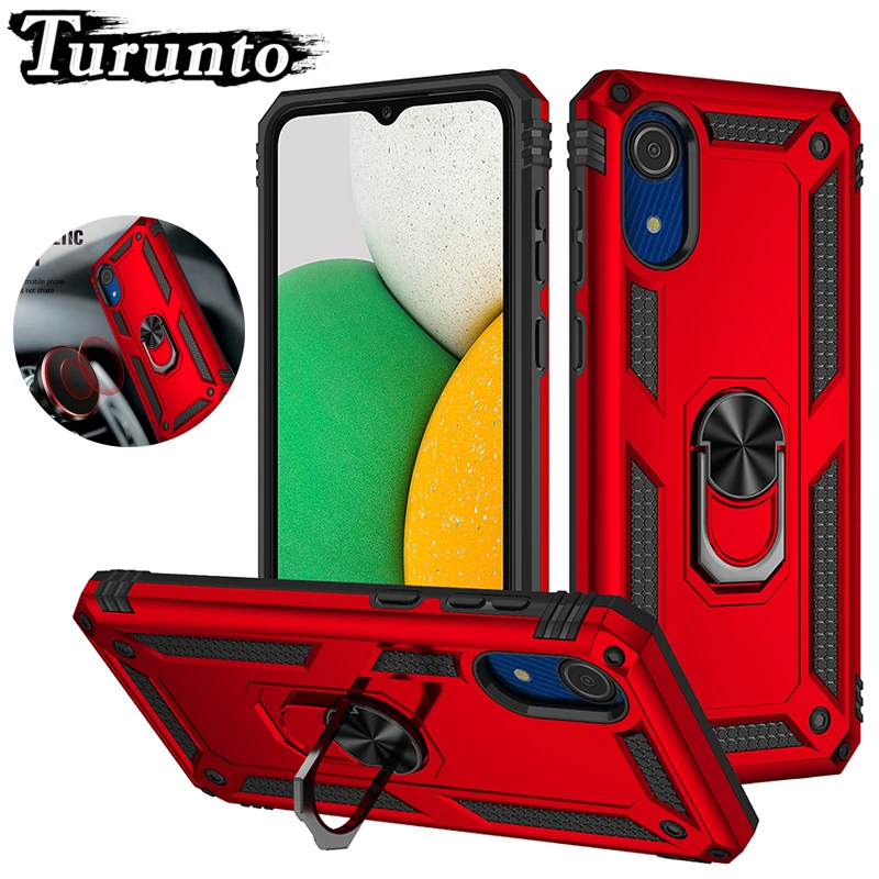 Shockproof Phone Case For Samsung Galaxy A03 Core Strong Anti-Fall Magnetic Ring Bracket Cover For Samsung A03Core SM-A032F A 03
Shockproof Phone Case For Samsung Galaxy A03 Core Strong Anti-Fall Magnetic Ring Bracket Cover For Samsung A03Core SM-A032F A 03