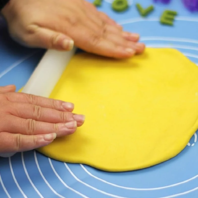 Plastic White Non-Stick Glide Fondant Rolling Pin Fondant Cake Dough Roller Dumplings 9 Inch Cake Baking Cooking Kitchen Tools
Plastic White Non-Stick Glide Fondant Rolling Pin Fondant Cake Dough Roller Dumplings 9 Inch Cake Baking Cooking Kitchen Tools