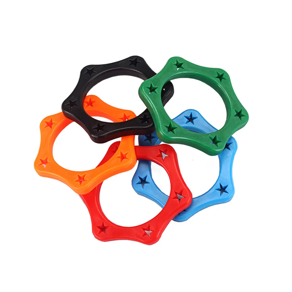 

5pcs Plastic Anti Roller Ring Protection for Handheld Wireless Microphone(Inside Diameter:35mm,Blue, Orange, Red, Green ,Black)