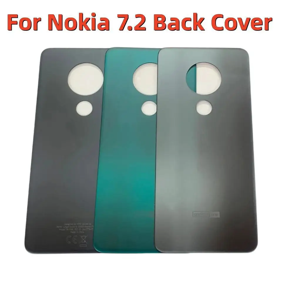 Крышка батарейного отсека, задняя крышка корпуса для Nokia 7,2, задняя крышка с клейкой наклейкой, запасные части
Крышка батарейного отсека, задняя крышка корпуса для Nokia 7,2, задняя крышка с клейкой наклейкой, запасные части