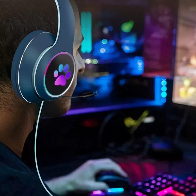 Cat Ear Gamer Headset Girl Cute Headset Double Noise-Cancelling Headphone With Microphone RGB Light Virtual 7.1 Auriculares Gift 
Cat Ear Gamer Headset Girl Cute Headset Double Noise-Cancelling Headphone With Microphone RGB Light Virtual 7.1 Auriculares Gift