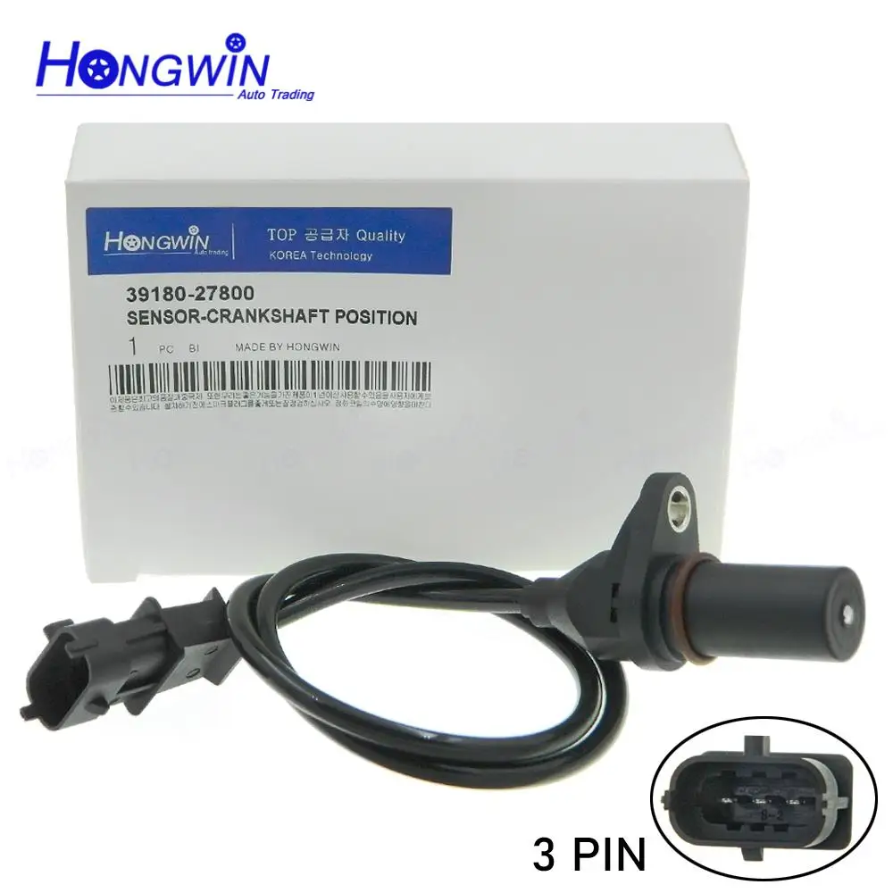 39180 27800 Cranshaft Position Sensor Fits Hyundai Santa Fe 2005-2009 3918027800 , 39180-27800 ,17142 
39180 27800 Cranshaft Position Sensor Fits Hyundai Santa Fe 2005-2009 3918027800 , 39180-27800 ,17142