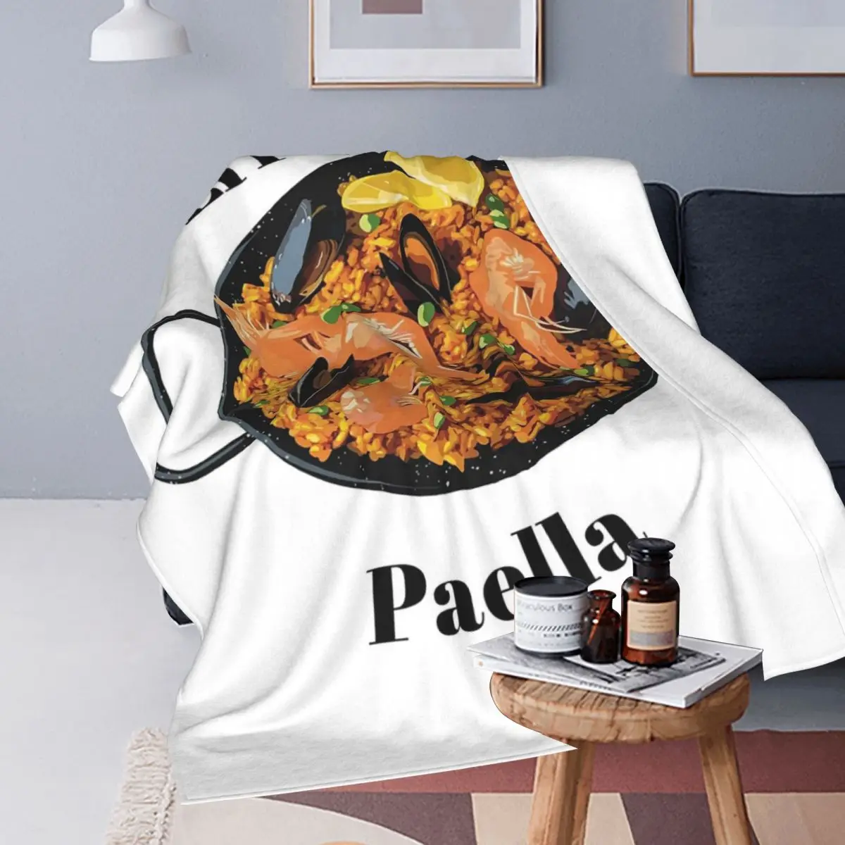 Одеяла El Rey De La Paella мягкое теплое Фланелевое покрывало плюшевое для кровати